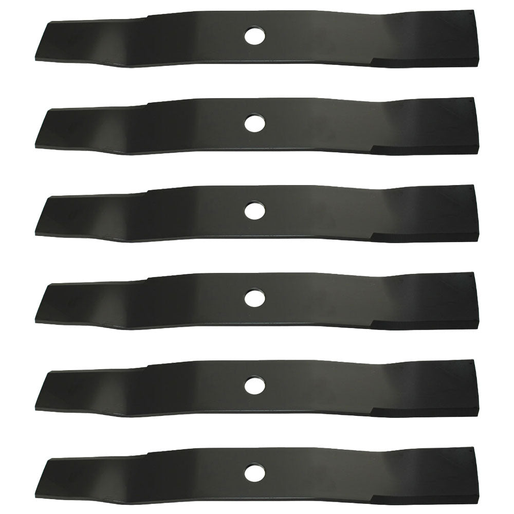 M136195 Qty 6: Medium Lift Mower Blade Fits John Deere 647A 657A 667A 717A 727A