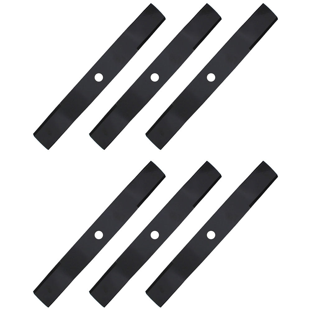 M136195 Qty 6: Medium Lift Mower Blade Fits John Deere 647A 657A 667A 717A 727A