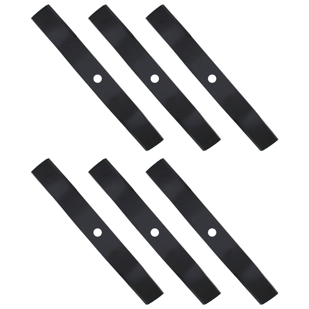 M136195 Qty 6: Medium Lift Mower Blade Fits John Deere 647A 657A 667A 717A 727A