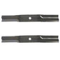 2 Blades Fits John Deere AM100946 M82408 91-392 38" Deck Fits JD Mowers