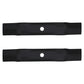50-2081 Qty 2: Mower Blade Fits John Deere 145 155C D140 D150 D155 D160 LA130