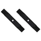 50-2081 Qty 2: Mower Blade Fits John Deere 145 155C D140 D150 D155 D160 LA130