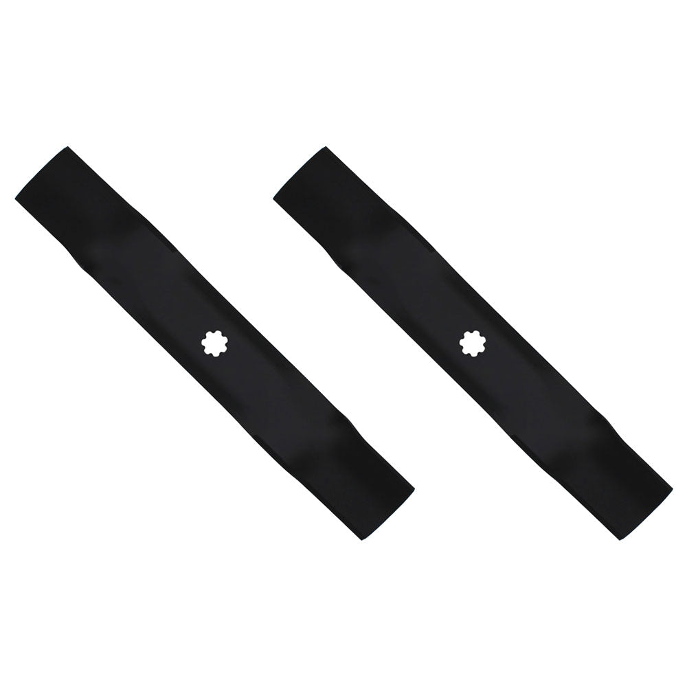 50-2081 Qty 2: Mower Blade Fits John Deere 145 155C D140 D150 D155 D160 LA130