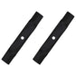 50-2081 Qty 2: Mower Blade Fits John Deere 145 155C D140 D150 D155 D160 LA130