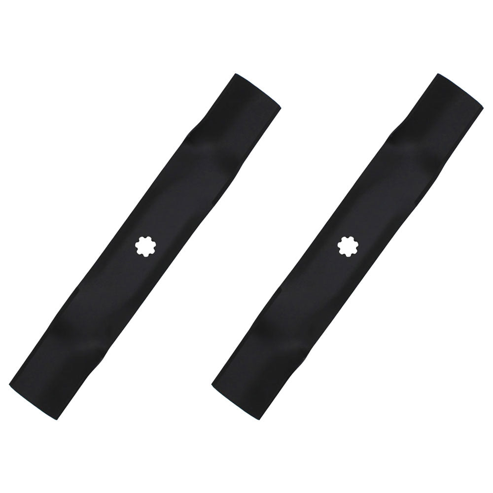 50-2081 Qty 2: Mower Blade Fits John Deere 145 155C D140 D150 D155 D160 LA130