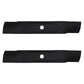 50-2081 Qty 2: Mower Blade Fits John Deere 145 155C D140 D150 D155 D160 LA130