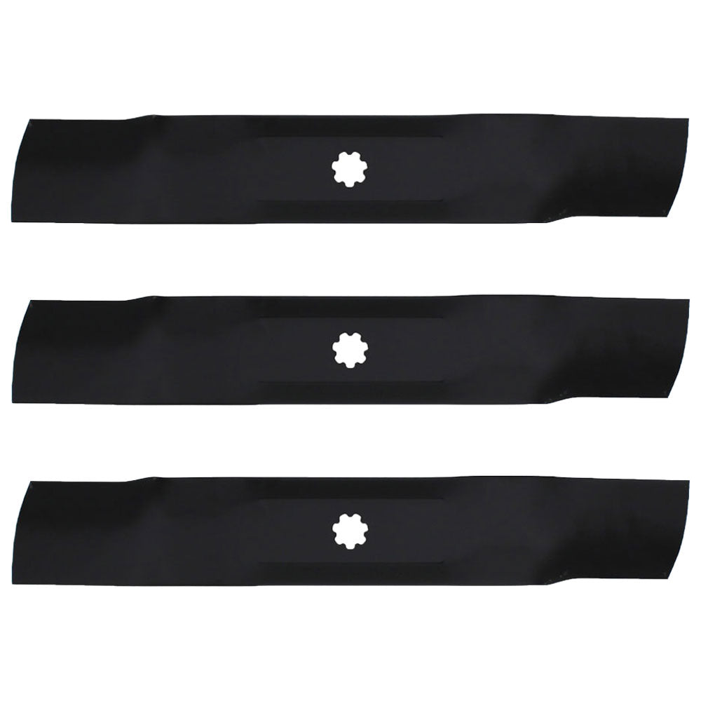 50-2081 Qty 3: Mower Blade Fits John Deere 145 155C D140 D150 D155 D160 LA130
