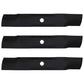 3 XHT HD BLADES Fits John Deere GY20852 GX21784 LA140 LA145 LA165 D140 D150 160
