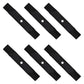 50-2081 Qty 6: Mower Blade Fits John Deere 145 155C D140 D150 D155 D160 LA130