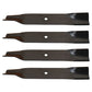 M84472 Qty 4: Mower Blades Fits John Deere 108 111 111H 112L 116 116H 130 1338GS
