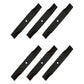 M84472 Qty 6: Mower Blades Fits John Deere 108 111 111H 112L 116 116H 130 1338GS