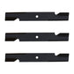 3-Mower Blades Fits Bobcat Predator Pro Procat FastCat XRZ 52" Deck 112111-02