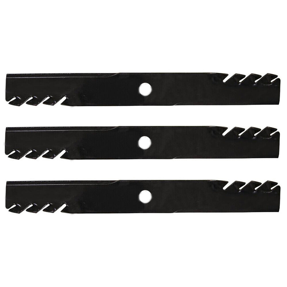 Qty 3: Toothed Mulching Mower Blade Fits Toro