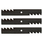 Qty 3: Mulching Blade Fits Yazoo/Kees Replaces 100340