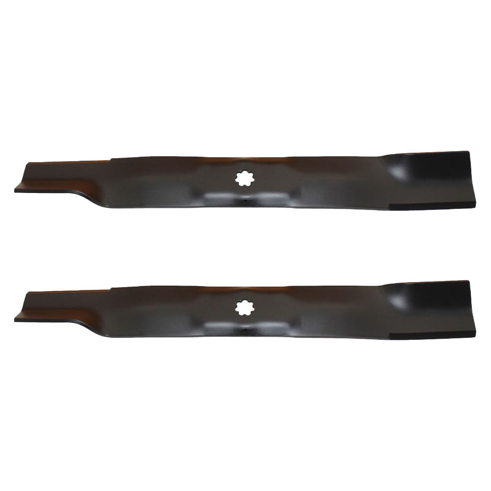 High Lift Blades (2-Pack) Fits John Deere 42C Deck D110 LT160 X300 Z225 92-110(2