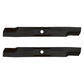 Qty 2: Mower Blades Fits John Deere Replaces AM137327