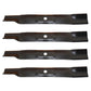 Qty 4: Mower Blades Fits John Deere Replaces AM137327