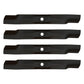 4PK G5 Mulching Blades for 42" Fits John Deere X300 LA120 AM137327 AM141034