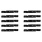 (10) Blades for Wright 71440001 Stander 36" Lawn Mower Fits Gator Blade Pack