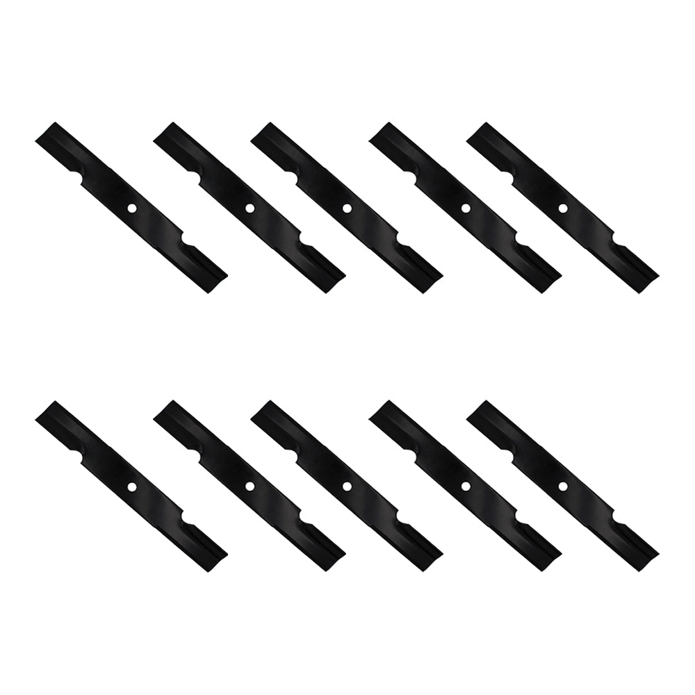 482878 Qty 10: Notched Air-Lift Blade Fits Scag TURF TIGER WILDCAT