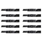 038-3000-00 Qty 10: Notched Air-Lift Blade Fits Bad Boy