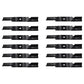 12PK Oregon Lawn Mower Blades for Bad Boy 038-3000-00 36" 54" Deck