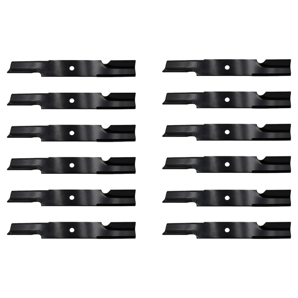 AM104490 Qty 12: Notched Air-Lift Blade Fits John Deere