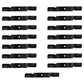 Qty 15: Notched Air-Lift Blade Fits Wright Replaces 50125