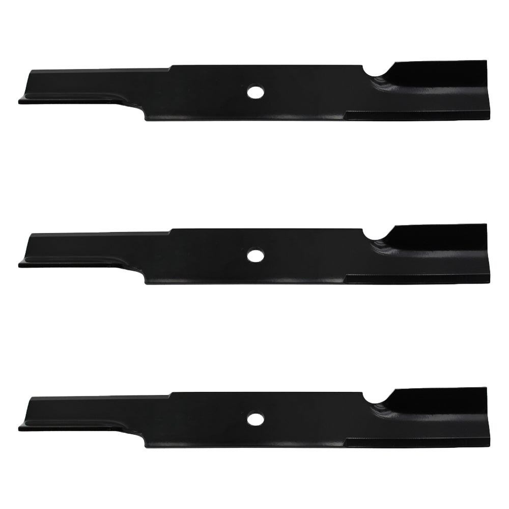 Qty 3: Notched Air-Lift Blade  Fits Yazoo/Kees Replaces 100341