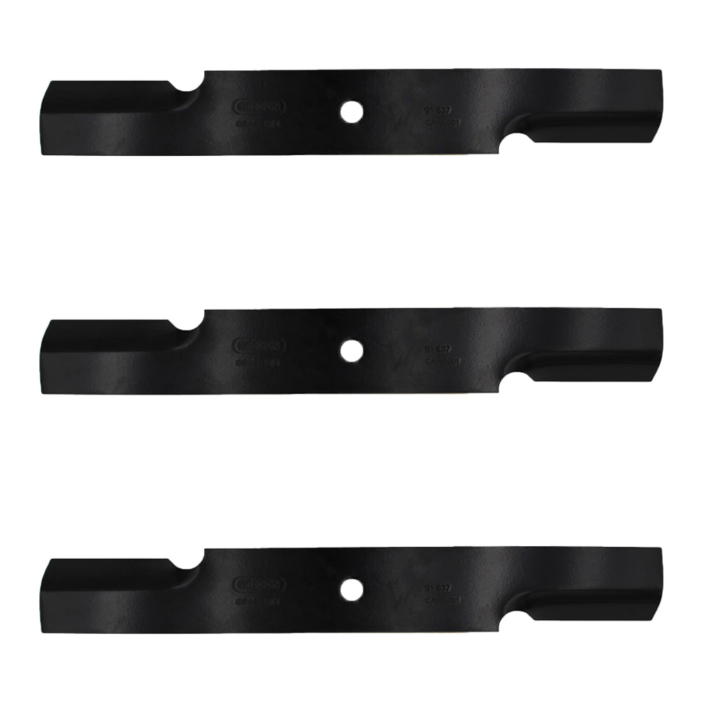 Qty 3: Notched Air-Lift Blade  Fits Yazoo/Kees Replaces 100341