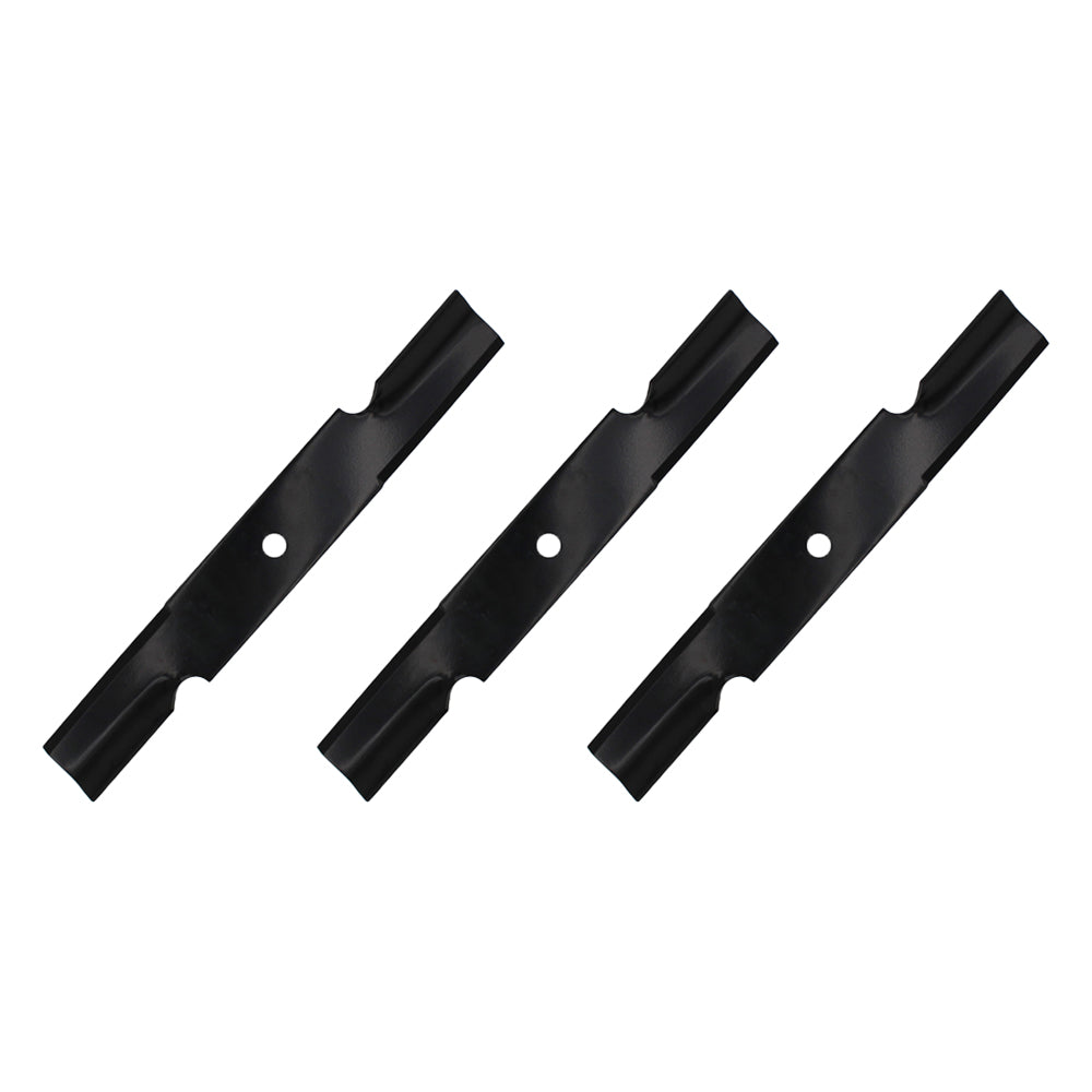 Qty 3: Notched Air-Lift Blade  Fits Yazoo/Kees Replaces 100341