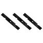 Qty 3: Notched Air-Lift Blade  Fits Yazoo/Kees Replaces 100341