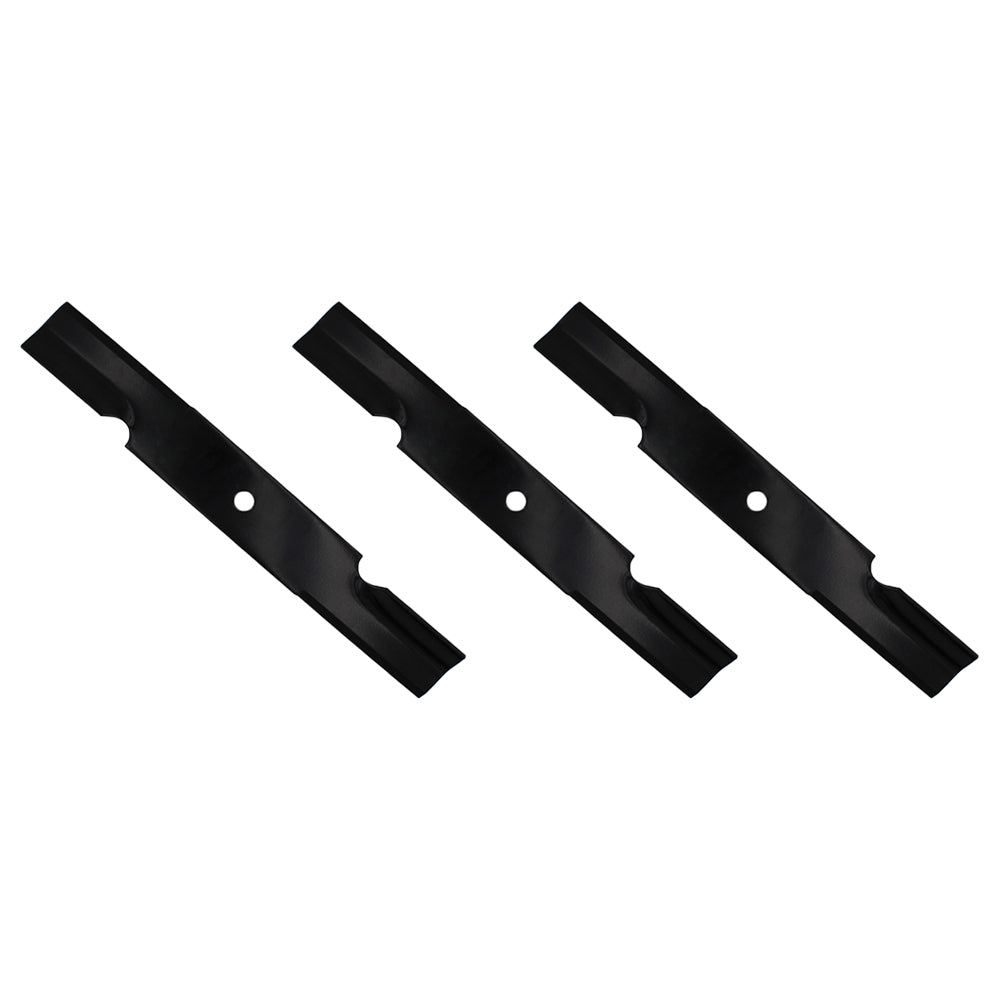 Qty 3: Notched Air-Lift Blade  Fits Yazoo/Kees Replaces 100341