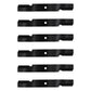 Qty 6: Notched Air-Lift Blade  Fits Wright Replaces 50125