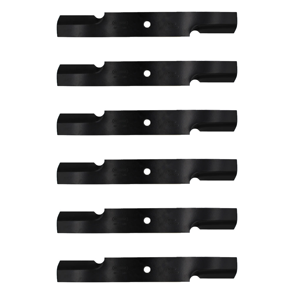 112111-02 Qty 6: Notched Air-Lift Blade
 Fits Bobcat