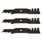 (3) Blades 48" Fits John Deere 7-Iron Replaces M136185 M136194