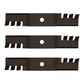 Set of (3) Mulching Blades TCU30315 Fits John Deere Front Mount Mowers
