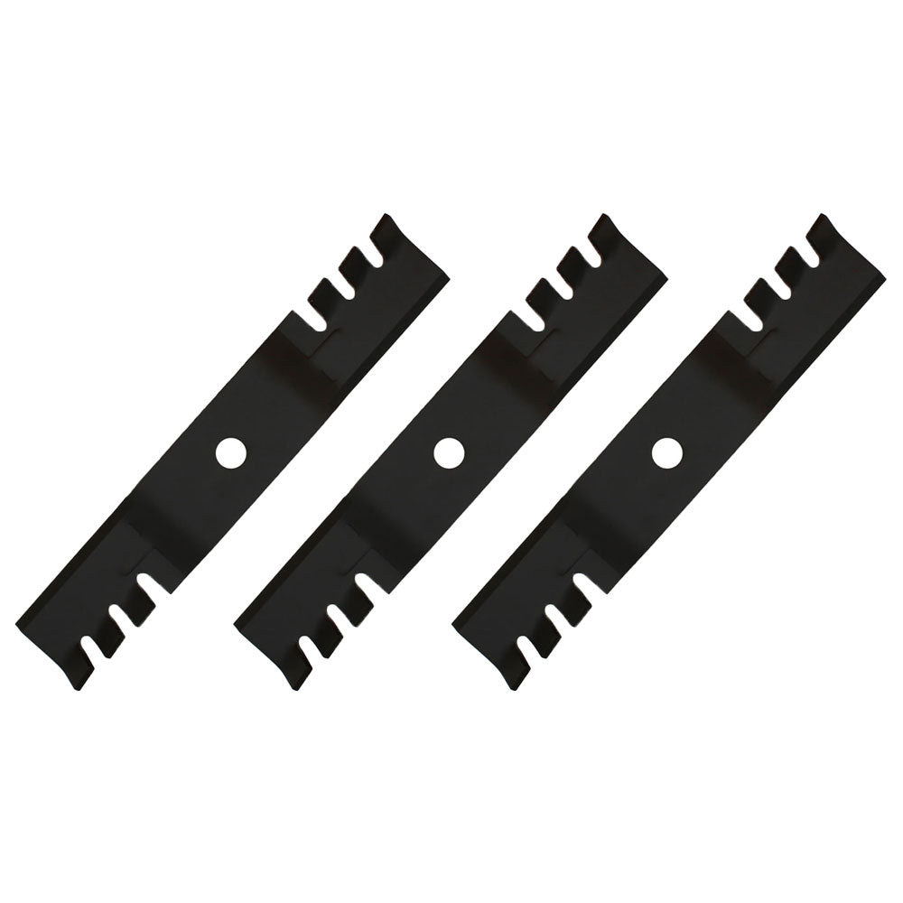 Set of (3) Mulching Blades TCU30315 Fits John Deere Front Mount Mowers