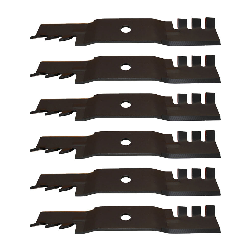 M136185 Qty 6: Mulching Blade Fits John Deere 647 647A QUIK-TRAK 657A QUIK-TRAK