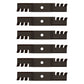 M136185 Qty 6: Mulching Blade Fits John Deere 647 647A QUIK-TRAK 657A QUIK-TRAK