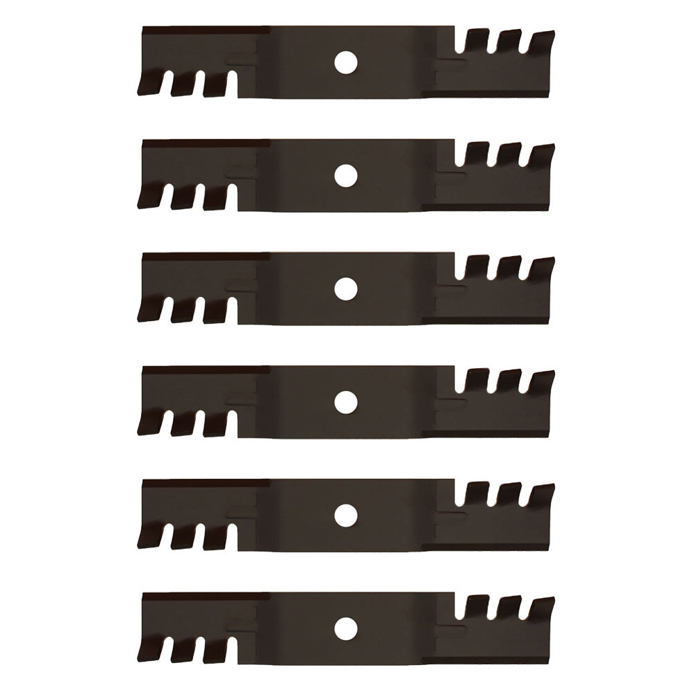 M136185 Qty 6: Mulching Blade Fits John Deere 647 647A QUIK-TRAK 657A QUIK-TRAK