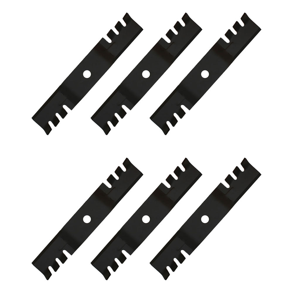 M136185 Qty 6: Mulching Blade Fits John Deere 647 647A QUIK-TRAK 657A QUIK-TRAK