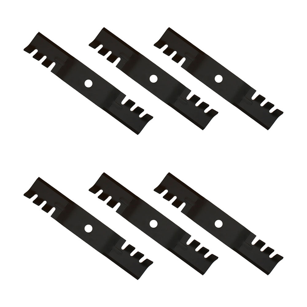 M136185 Qty 6: Mulching Blade Fits John Deere 647 647A QUIK-TRAK 657A QUIK-TRAK