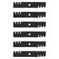 M136185 Qty 6: Mulching Blade Fits John Deere 647 647A QUIK-TRAK 657A QUIK-TRAK