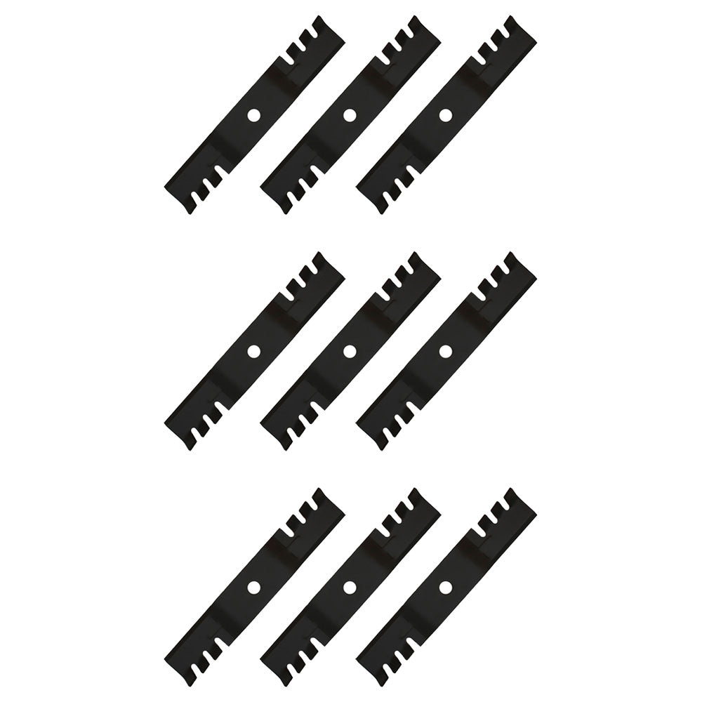 M136185 Qty 9: Mulching Blade Fits John Deere 647 647A QUIK-TRAK 657A QUIK-TRAK