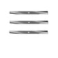 3 mower deck blades 46 47 48" deck Fits John Deere 140 300 314 316 317 318