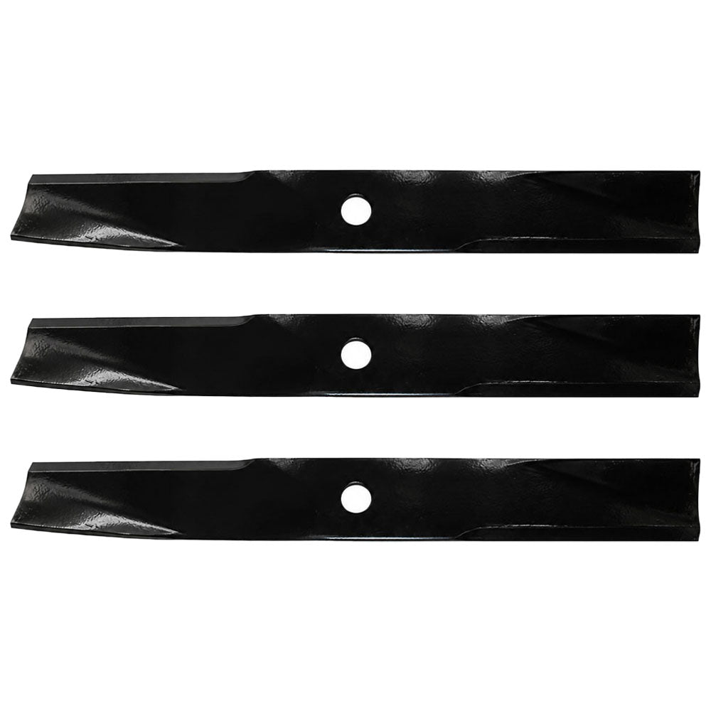 3 mower deck blades 46 47 48" deck Fits John Deere 140 300 314 316 317 318