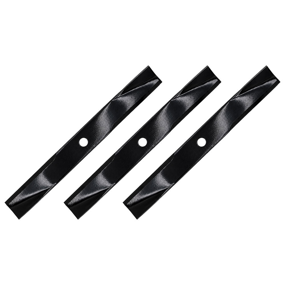 3 mower deck blades 46 47 48" deck Fits John Deere 140 300 314 316 317 318