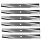 AM31100 Qty 6: Mower Blade
 Fits John Deere 116 116H 120 140 1546 1646 170 175