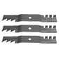 3pk Mulching Blades Fits John Deere Zero Turn Mower 48c Deck Z425 Z445 Z525